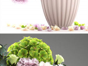 bouquet of spring flowers 3D मॉडल