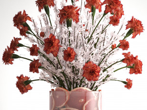 decorative bouquet of flowers 3D मॉडल