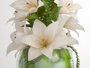decorative bouquet of flowers Modelo 3D