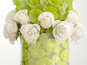 decorative bouquet of flowers Modelo 3D