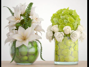 decorative bouquet of flowers 3D Model
