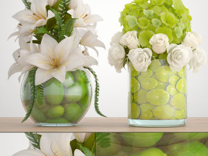 decorative bouquet of flowers Modelo 3D