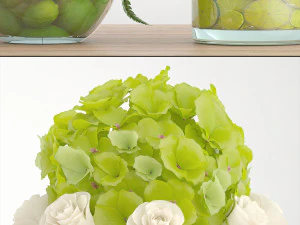 decorative bouquet of flowers 3D Model
