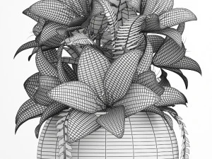 decorative bouquet of flowers 3D Model