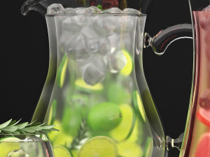 beverages collection 3D Модель