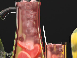 beverages collection 3D Модель