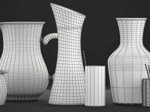 beverages collection 3D Model