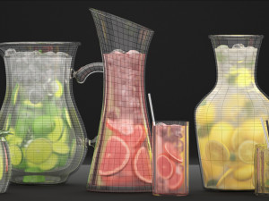 beverages collection 3D Модель