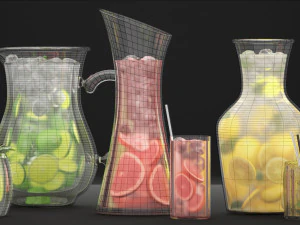 beverages collection 3D Model