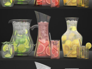 beverages collection 3D Модель