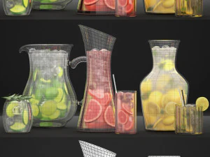 beverages collection 3D Model