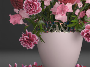bouquet of flowers 3Dモデル