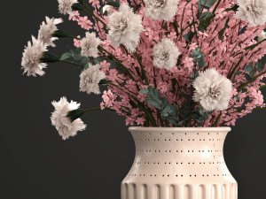 decorative bouquet of flowers 3D मॉडल