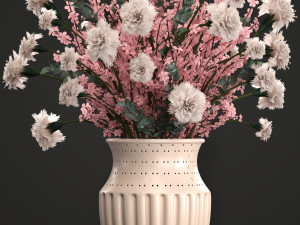 decorative bouquet of flowers 3D मॉडल