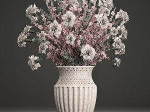 decorative bouquet of flowers 3D मॉडल