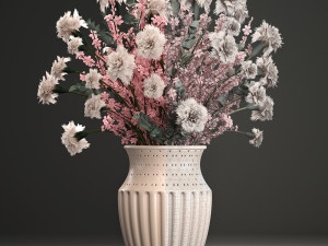 decorative bouquet of flowers 3D मॉडल