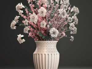decorative bouquet of flowers 3D Model