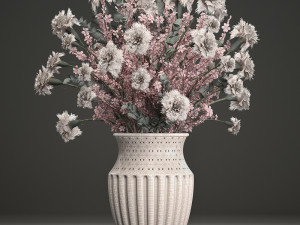 decorative bouquet of flowers 3D मॉडल