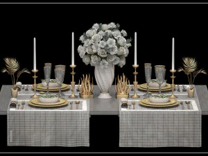 mesa de lujo Modelo 3D