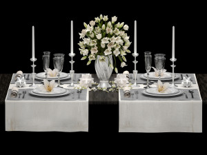table setting Modelo 3D