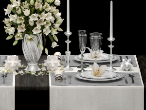 table setting Modelo 3D