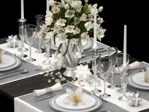 table setting Modelo 3D
