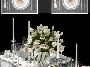 table setting Modelo 3D