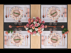 table setting Model 3D