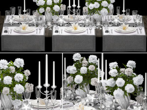 table setting 3D-Modell