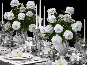 table setting 3D-Modell