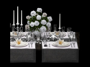 table setting 3D-Modell