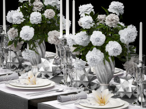 table setting 3D-Modell