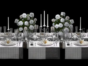 configuraci&oacute;n de la mesa Modelo 3D