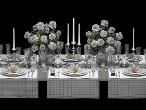 configuraci&oacute;n de la mesa Modelo 3D