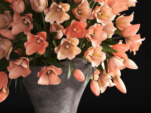 bouquet of tulips 3Dモデル