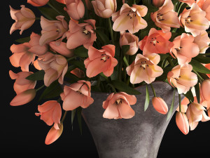 bouquet of tulips 3Dモデル