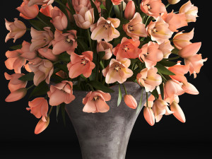 bouquet of tulips 3Dモデル
