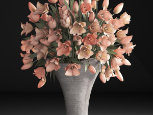 bouquet of tulips 3Dモデル
