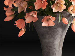 bouquet of tulips 3Dモデル