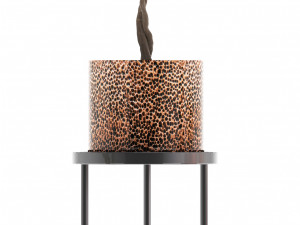 collection of potted plants copper 3Dモデル