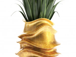 collection of exotic plants 3D Model