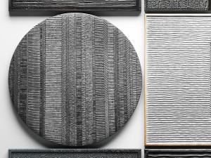 collection wood wall sculpture 3Dモデル