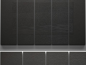 collection wood wall sculpture 3 Modelo 3D