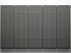 collection wood wall sculpture 3 3D Модель
