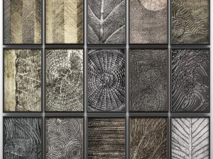 collection de peintures pour murs 9 Modèle 3D