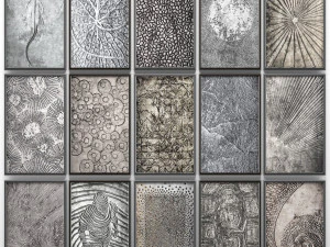 coleção de pinturas para paredes 11 Modelo 3D