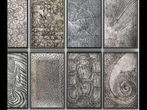 collection of paintings for walls 11 Model 3D
