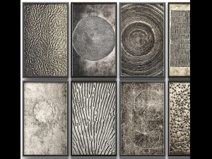 collection of paintings for walls 12 3D Модель