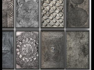 collection of paintings for walls 13 Model 3D