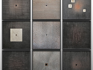 collection wood wall sculpture 2 3D Модель